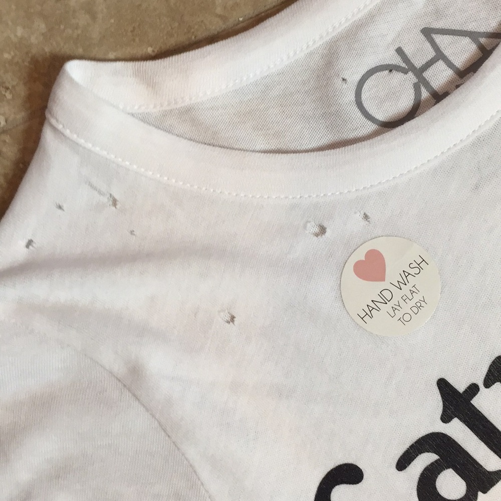 CHASER Saturday & Sunday Tee Shirt Distressed - Picture 5 of 6